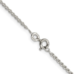 Sterling Silver 1.5mm Open Elongated Link ChainQLL050