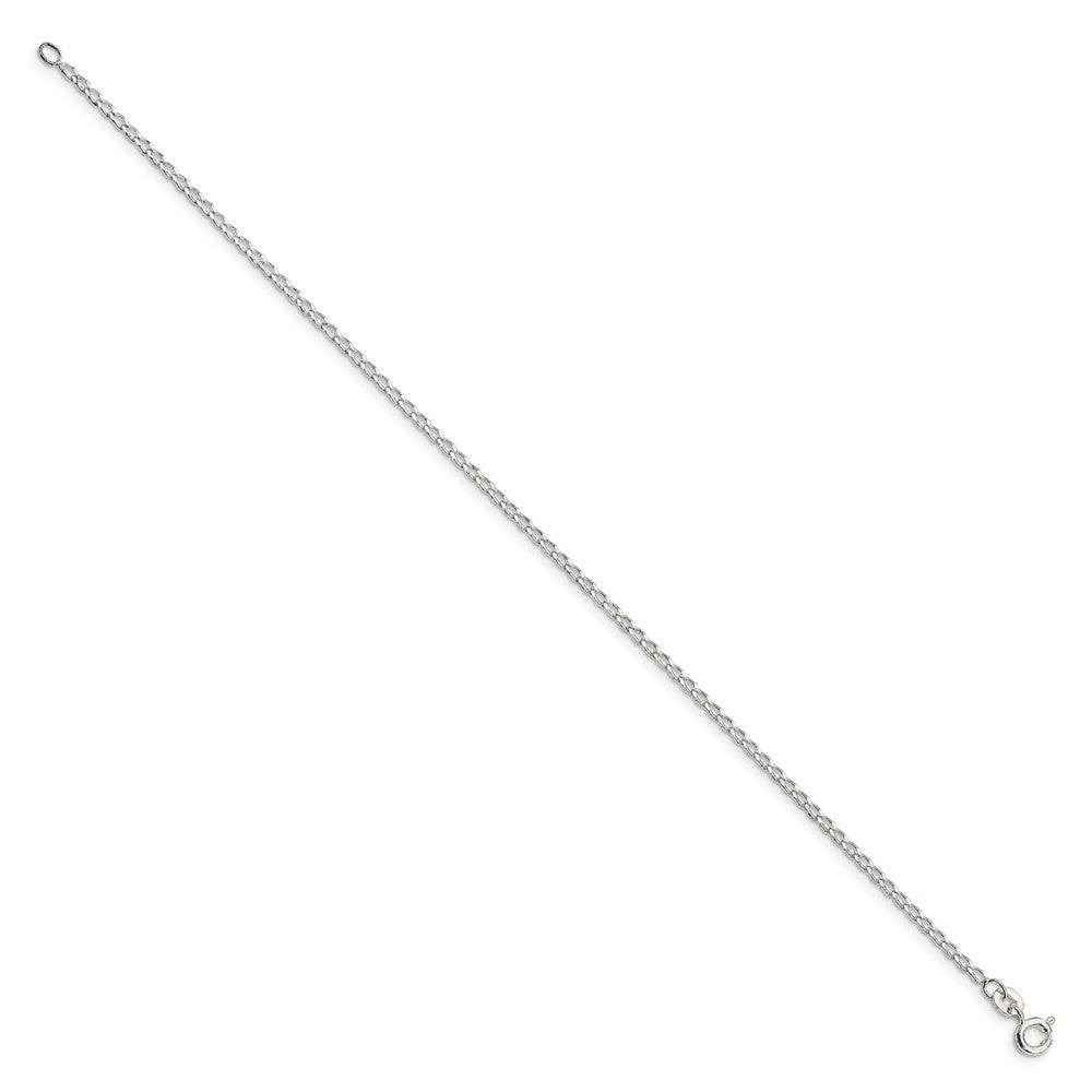 Sterling Silver 1.5mm Open Elongated Link Chain QLL050-8