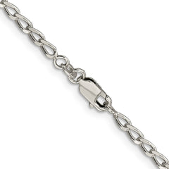 Sterling Silver 2.8mm Open Elongated Link ChainQLL080