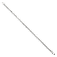 Sterling Silver 2.8mm Open Elongated Link Chain QLL080-8