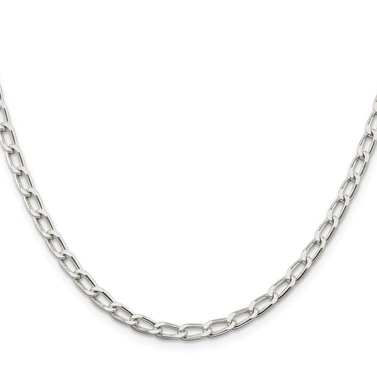 Sterling Silver 4.3mm Open Elongated Link ChainQLL120
