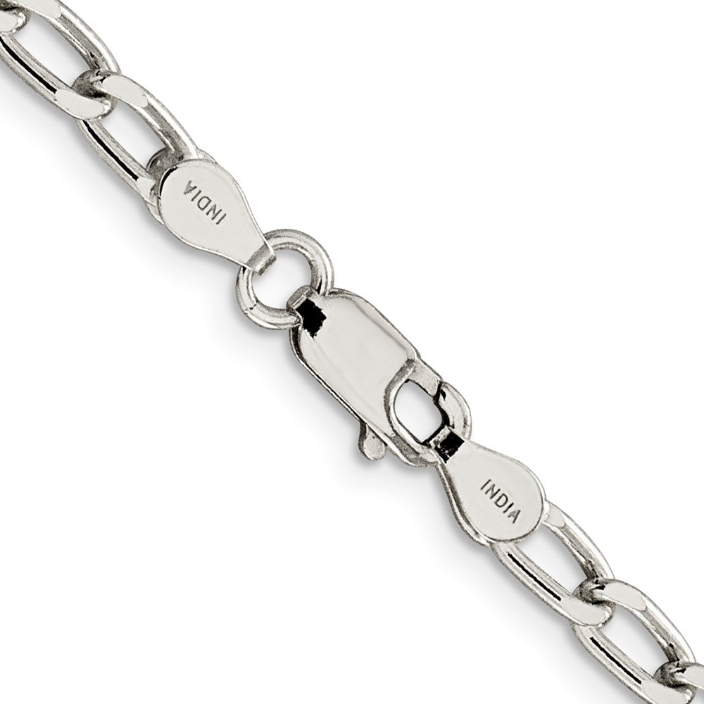 Sterling Silver 4.3mm Open Elongated Link ChainQLL120