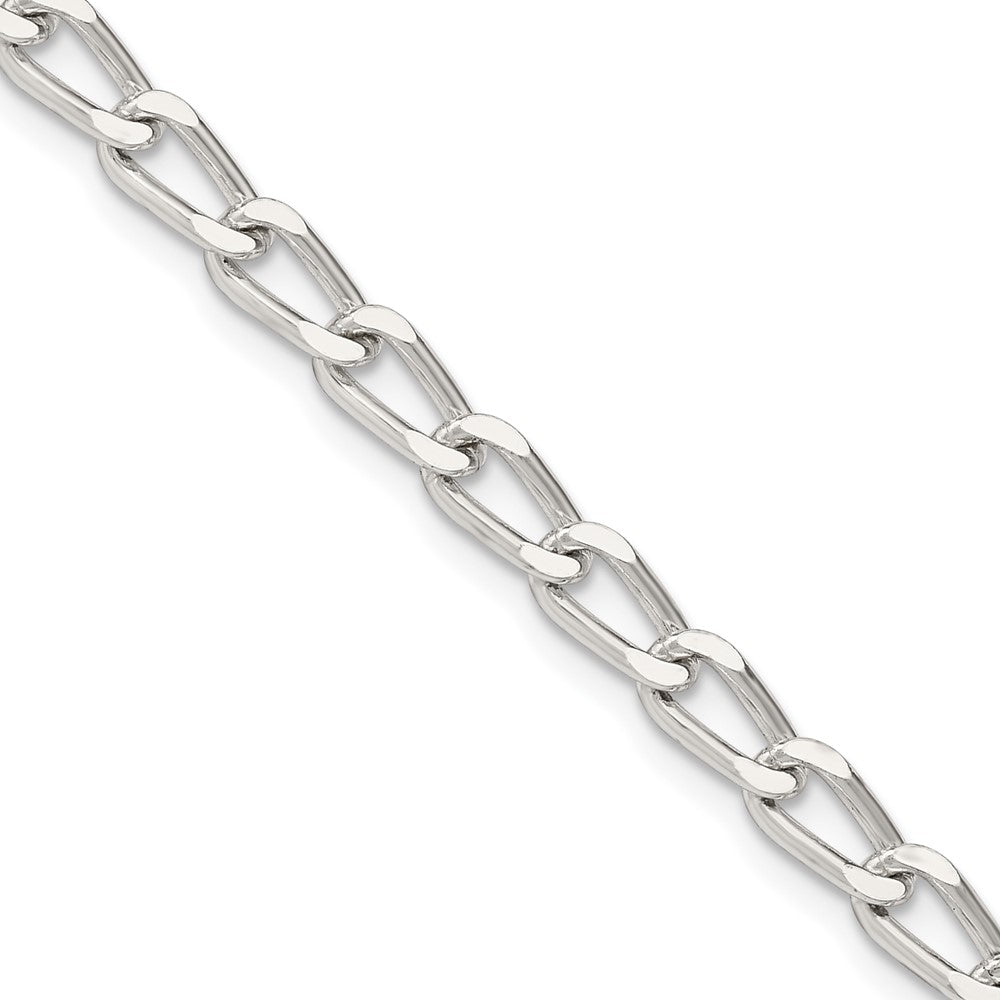 Sterling Silver 4.3mm Open Elongated Link ChainQLL120