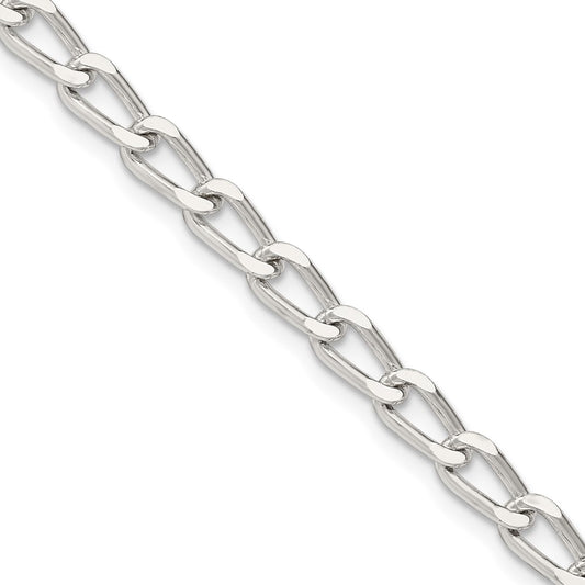 Sterling Silver 4.3mm Open Elongated Link ChainQLL120