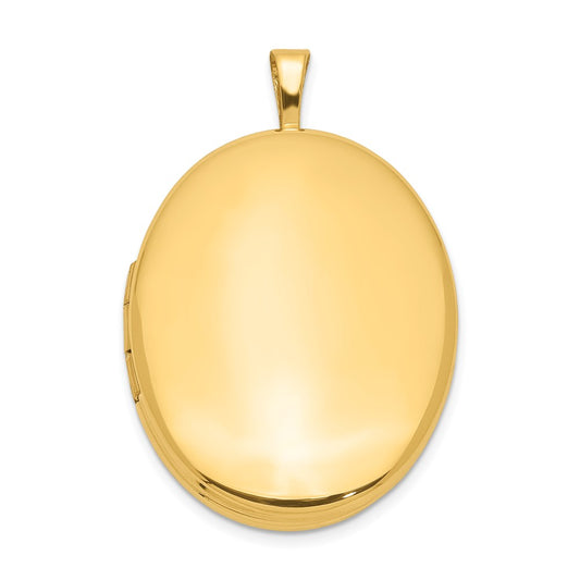 1/20 Gold Filled 26mm 2-Frame Oval Locket QLS112