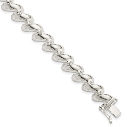 Sterling Silver 10mm San Marco Bracelet QM17-7