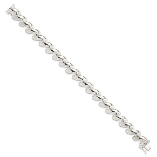Sterling Silver 12mm San Marco Bracelet QM25-8