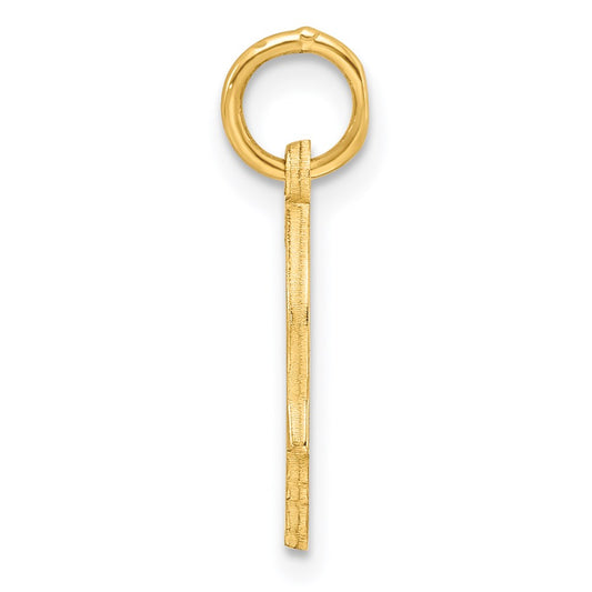 Sterling Silver GP Engraveable Boy Polished Disc Charm QM348G