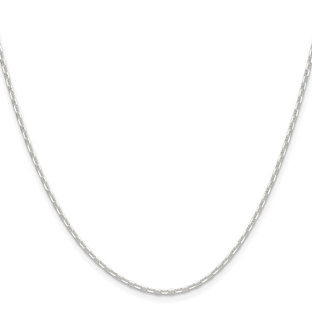 Sterling Silver Polished and D/C 1.75mm Mariner Link ChainQMA050