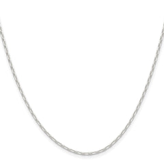 Sterling Silver Polished and D/C 1.75mm Mariner Link ChainQMA050