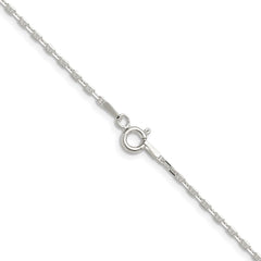 Sterling Silver Polished and D/C 1.75mm Mariner Link ChainQMA050