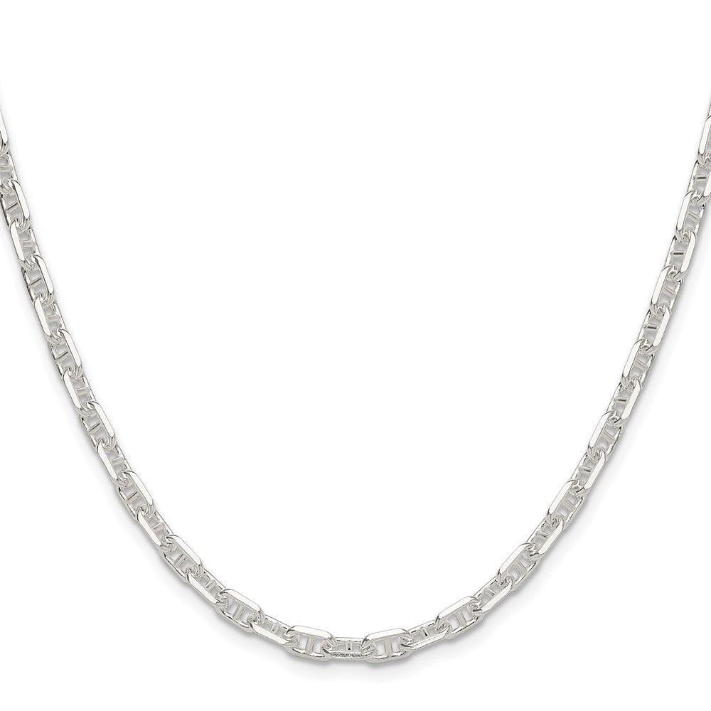 Sterling Silver Polished and D/C 4.75mm Mariner Link ChainQMA120