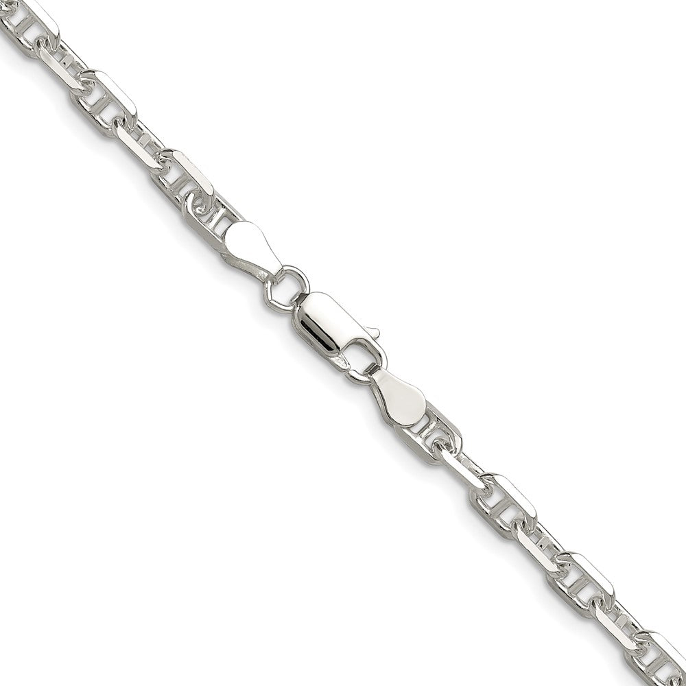 Sterling Silver Polished and D/C 4.75mm Mariner Link ChainQMA120