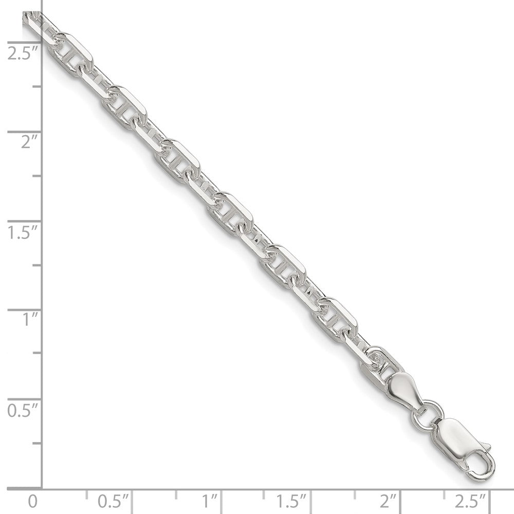 Sterling Silver Polished and D/C 4.75mm Mariner Link Chain QMA120-8