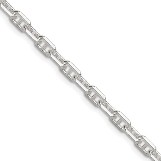 Sterling Silver Polished and D/C 4.75mm Mariner Link ChainQMA120