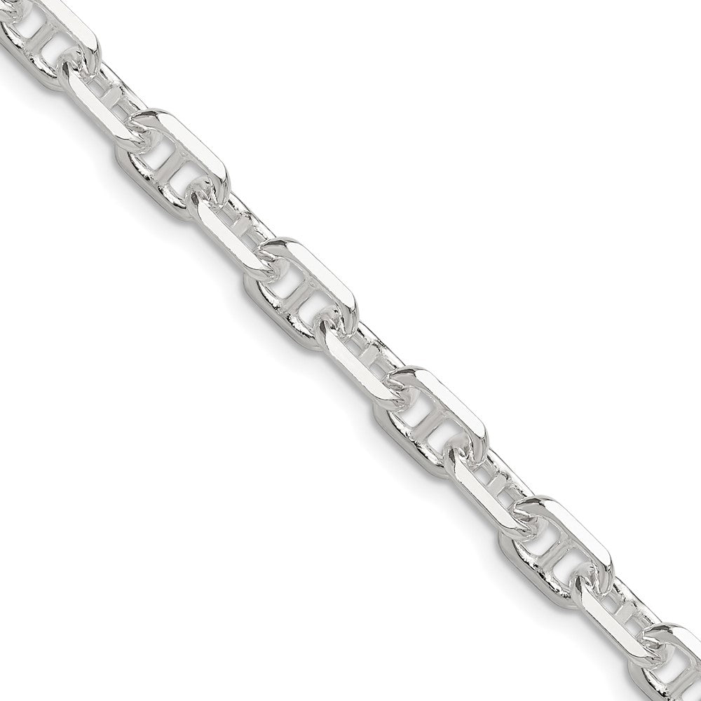 Sterling Silver Polished and D/C 5.5mm Mariner Link ChainQMA150