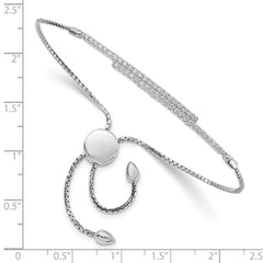 Brilliant Embers Sterling Silver Rhodium-plated 46 Stone Micro Pav������������������������������������������������������������������������������������������������������������������������������������������������������������������ CZ Adjustable Bracelet QMP1373