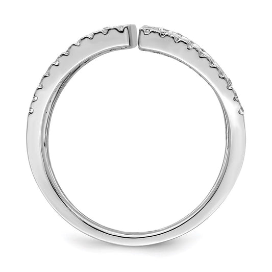 Brilliant Embers Sterling Silver Rhodium-plated 62 Stone Micro Pav�� CZ Ring