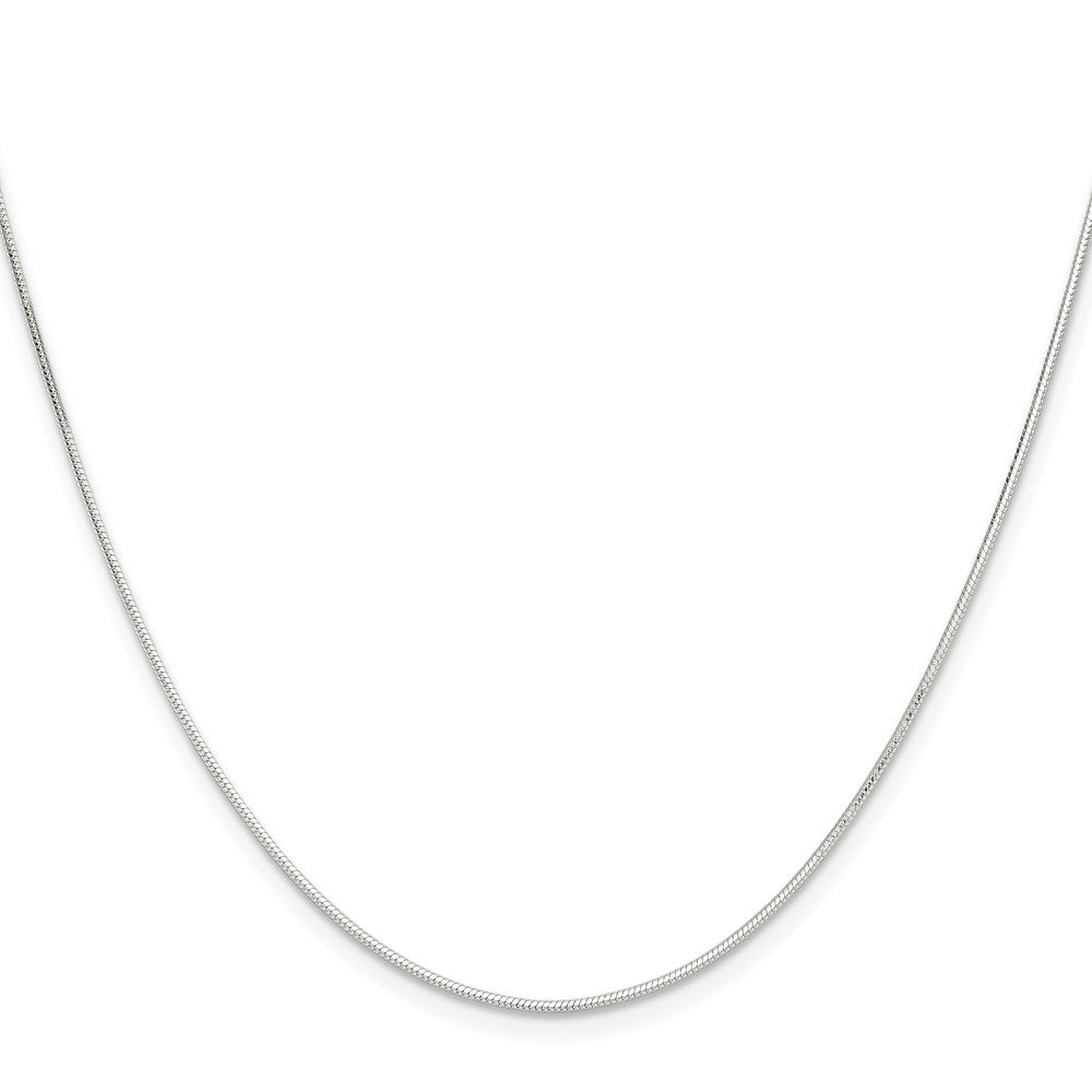 Sterling Silver Polished .90mm Octagonal Snake ChainQOS025