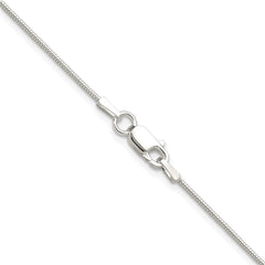 Sterling Silver Polished .90mm Octagonal Snake ChainQOS025