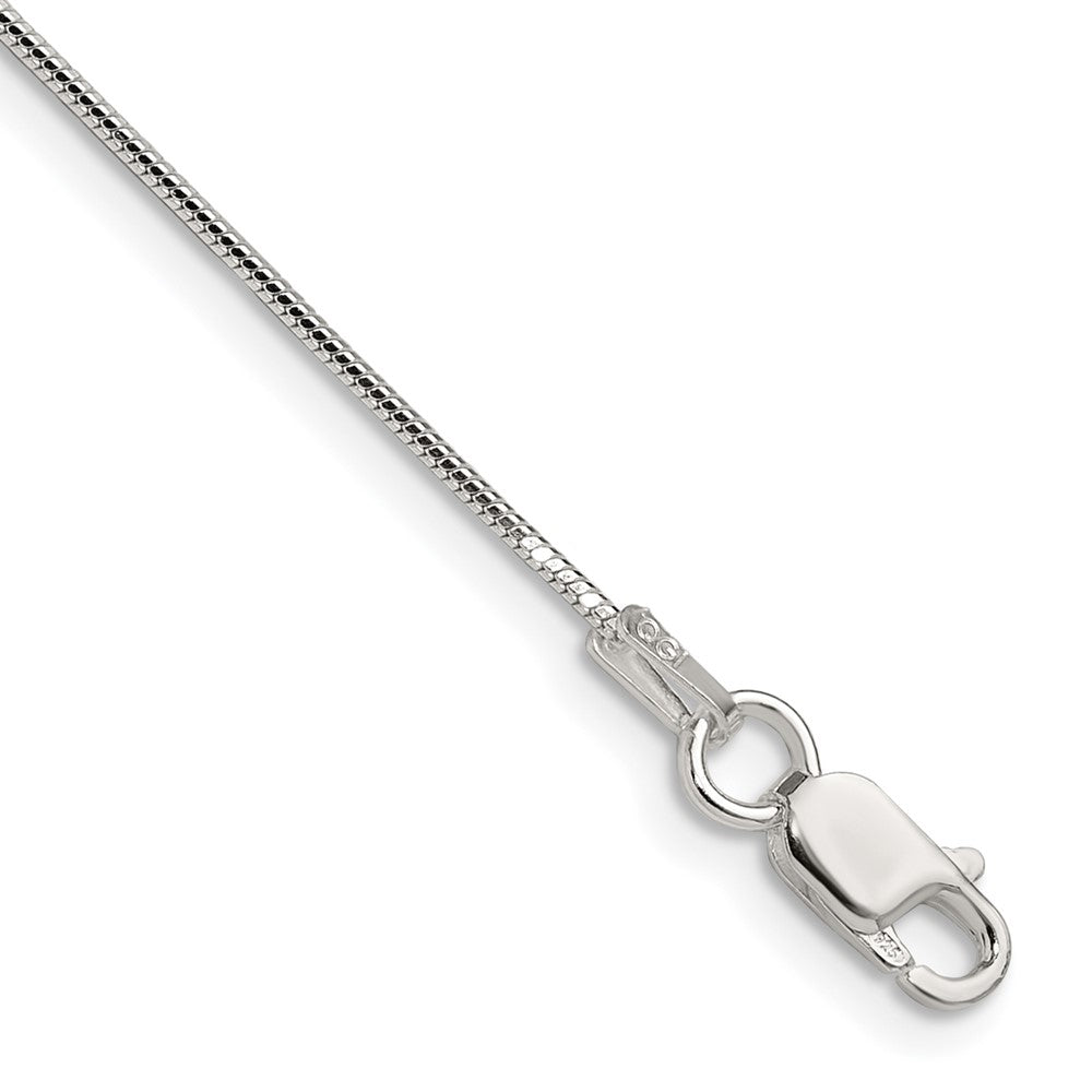 Sterling Silver Polished .90mm Octagonal Snake ChainQOS025