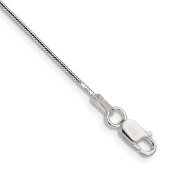 Sterling Silver Polished .90mm Octagonal Snake ChainQOS025