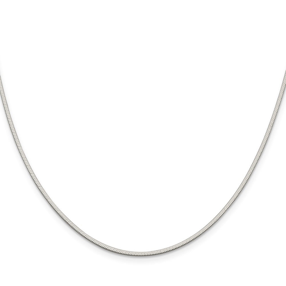 Sterling Silver 1.35mm Octagonal Snake ChainQOS040