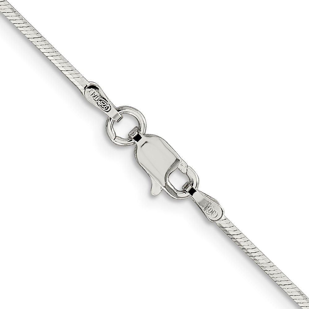 Sterling Silver 1.35mm Octagonal Snake ChainQOS040