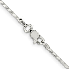 Sterling Silver 1.35mm Octagonal Snake ChainQOS040
