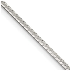 Sterling Silver 1.65mm Octagonal Snake ChainQOS050