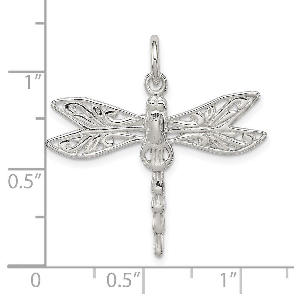 Sterling Silver Dragonfly Charm QP1158