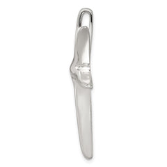 Sterling Silver Rhodium-plated Starfish Pendant QP1186