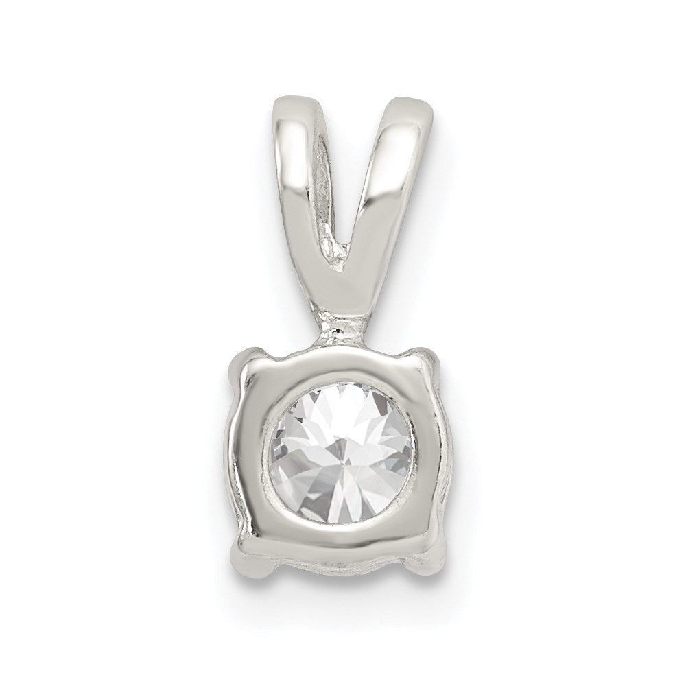 Sterling Silver CZ Pendant QP14