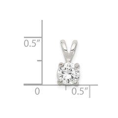 Sterling Silver CZ Pendant QP14