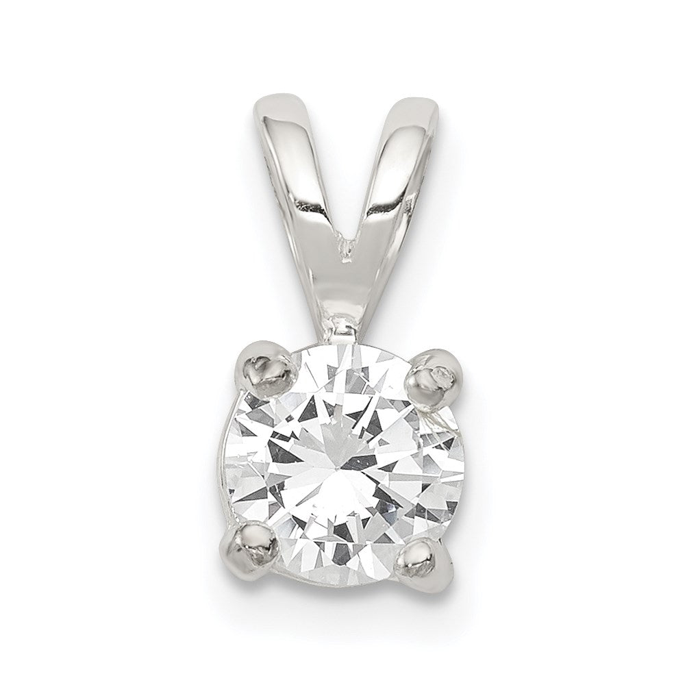 Sterling Silver CZ Pendant QP14