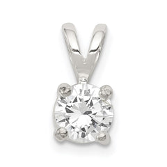 Sterling Silver CZ Pendant QP14
