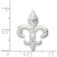 Sterling Silver Fleur De Lis Slide QP1961