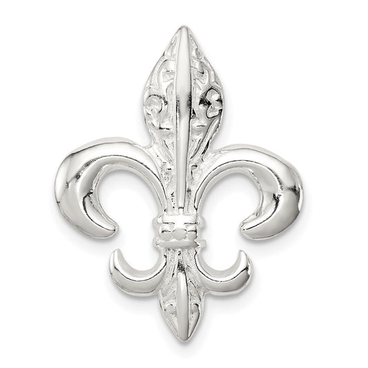 Sterling Silver Fleur De Lis Slide QP1961