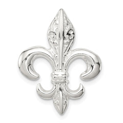 Sterling Silver Fleur De Lis Slide QP1961