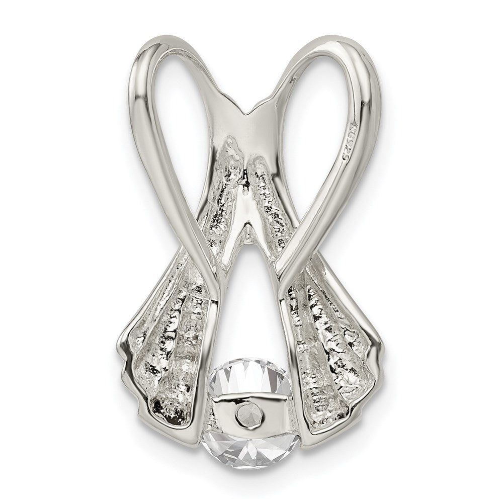 Sterling Silver CZ Slide QP313