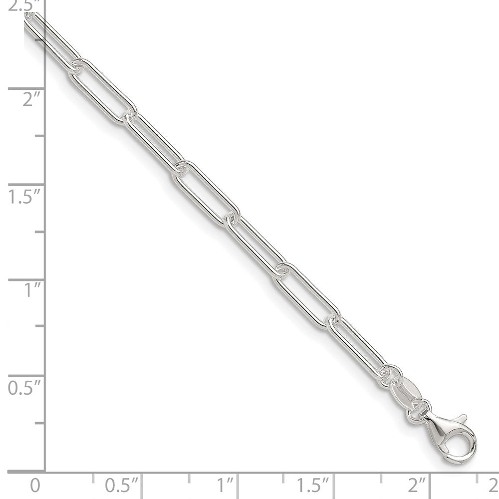 Sterling Silver Polished 3.5mm Paperclip Chain QPCL100-8