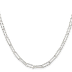 Sterling Silver Polished 4.5mm Paperclip ChainQPCL120