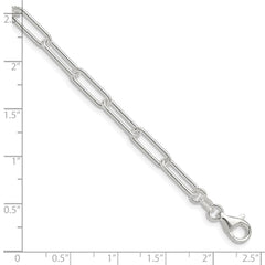 Sterling Silver Polished 4.5mm Paperclip Chain QPCL120-8