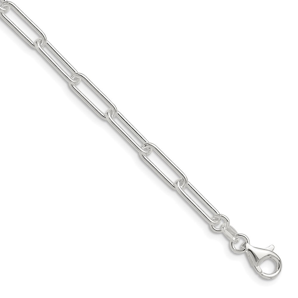 Sterling Silver Polished 4.5mm Paperclip Chain QPCL120-8