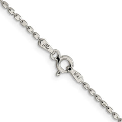 Sterling Silver 1.5mm Fancy Beaded ChainQPE12