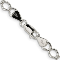 Sterling Silver 5.75mm Fancy Open Curb ChainQPE14
