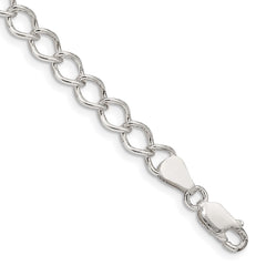 Sterling Silver 5.75mm Fancy Open Curb Chain QPE14-8