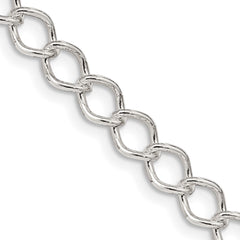 Sterling Silver 5.75mm Fancy Open Curb ChainQPE14