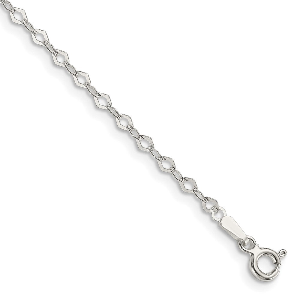 Sterling Silver 2.25mm Fancy Navette Link Chain QPE16-8