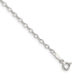 Sterling Silver 2.25mm Fancy Navette Link Chain QPE16-8
